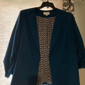 Business Casual Teal Jacket